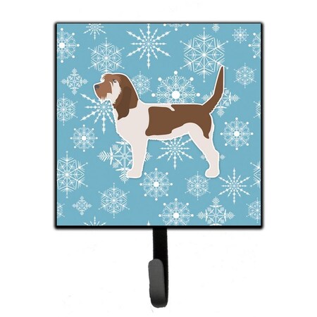 Carolines Treasures Winter Snowflake Grand Basset Griffon Vendeen Leash or Key Holder BB3490SH4